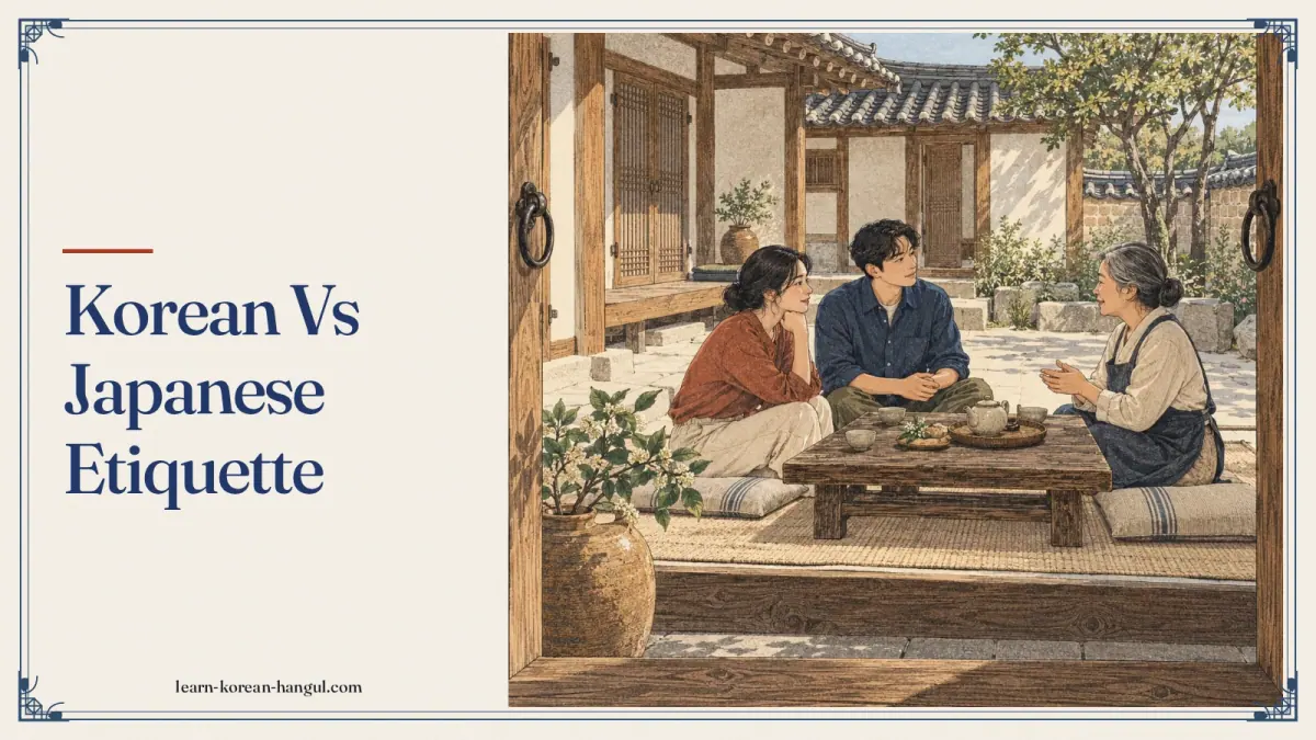 Korean vs Japanese Etiquette