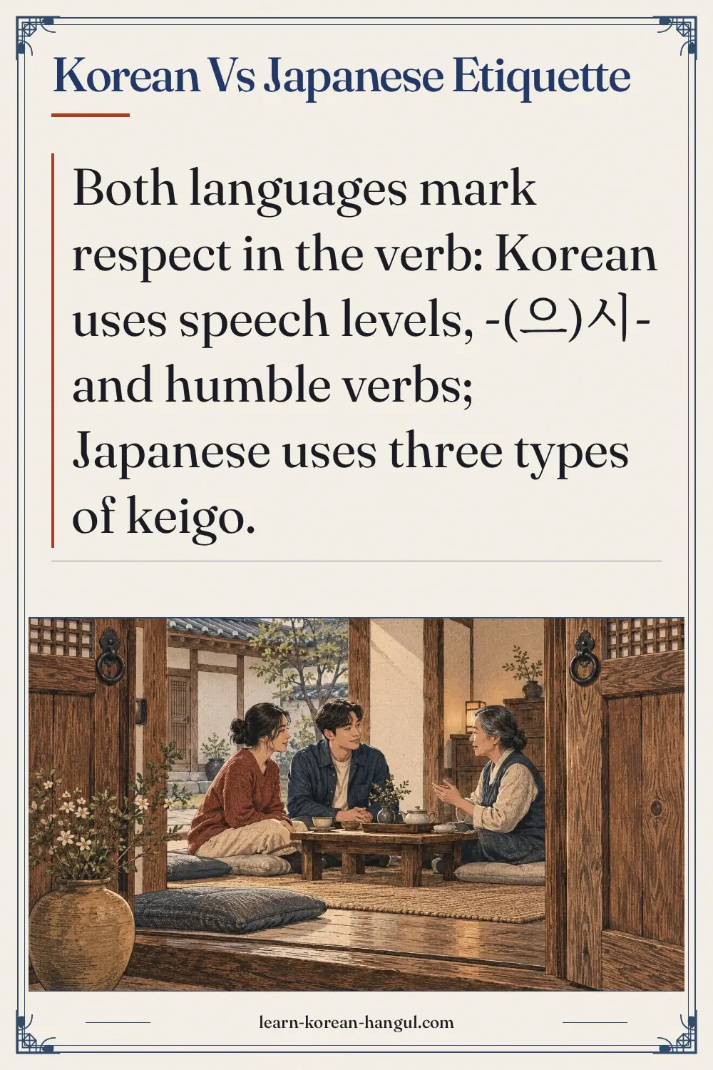Korean vs Japanese Etiquette