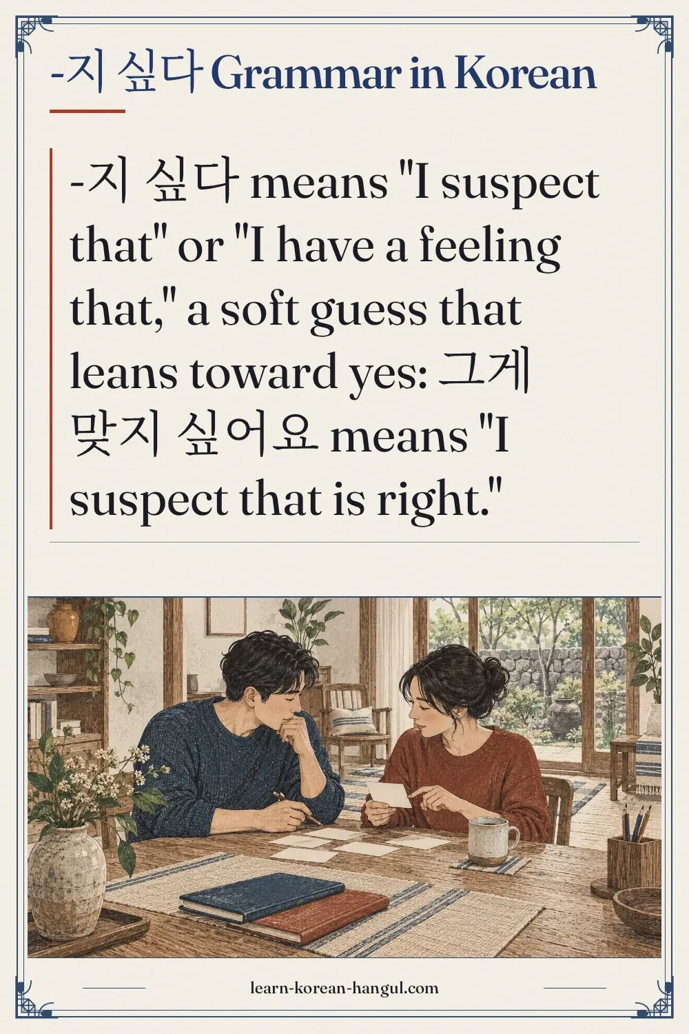 -지 싶다 grammar in Korean