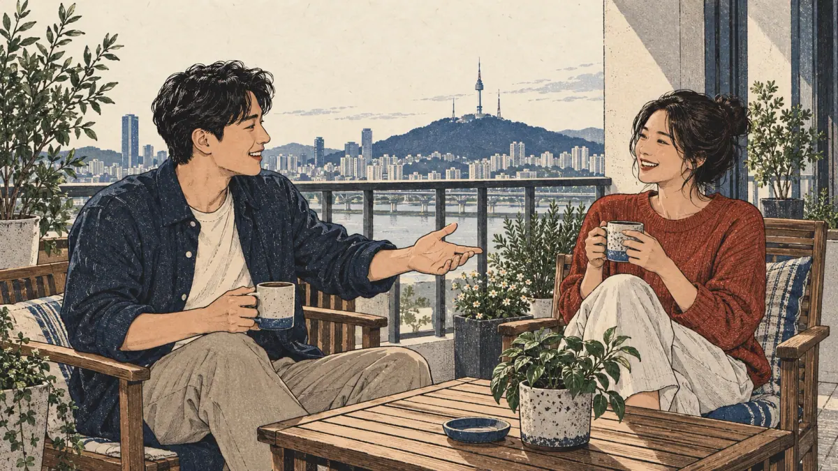 Two former classmates casually invite each other to meet sometime.