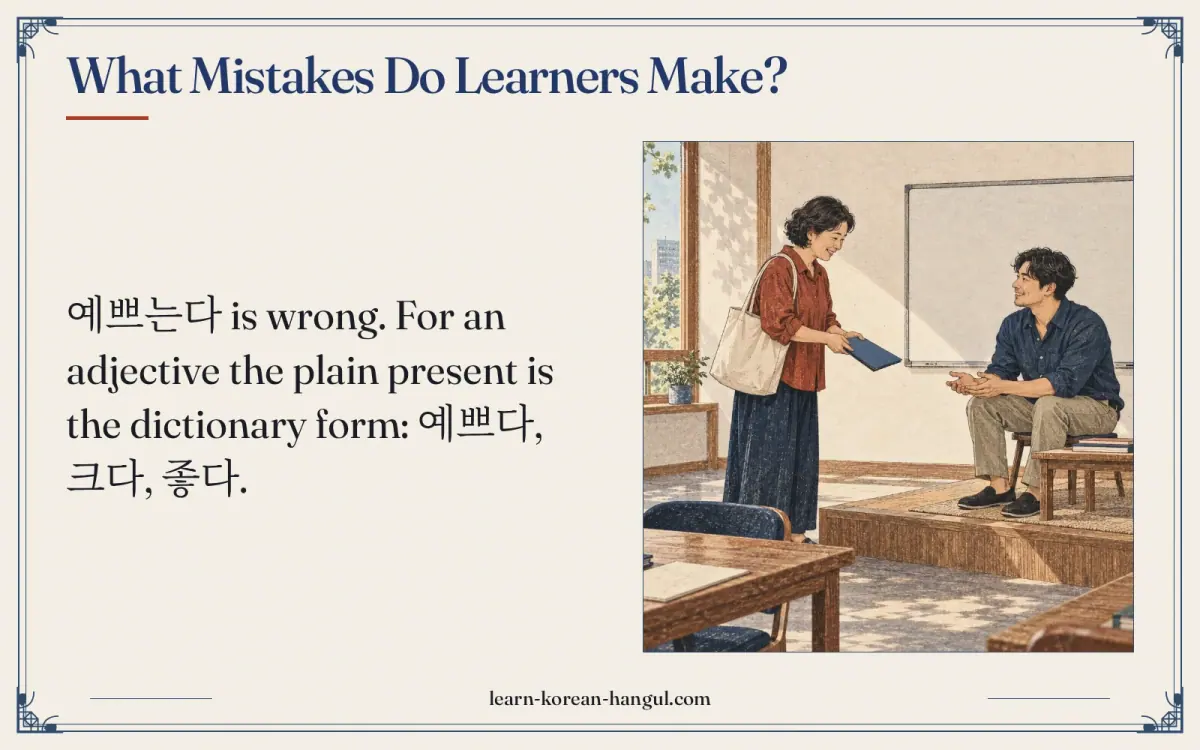 What mistakes do learners make?