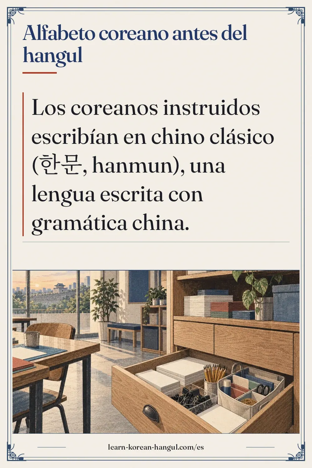 Alfabeto coreano antes del hangul