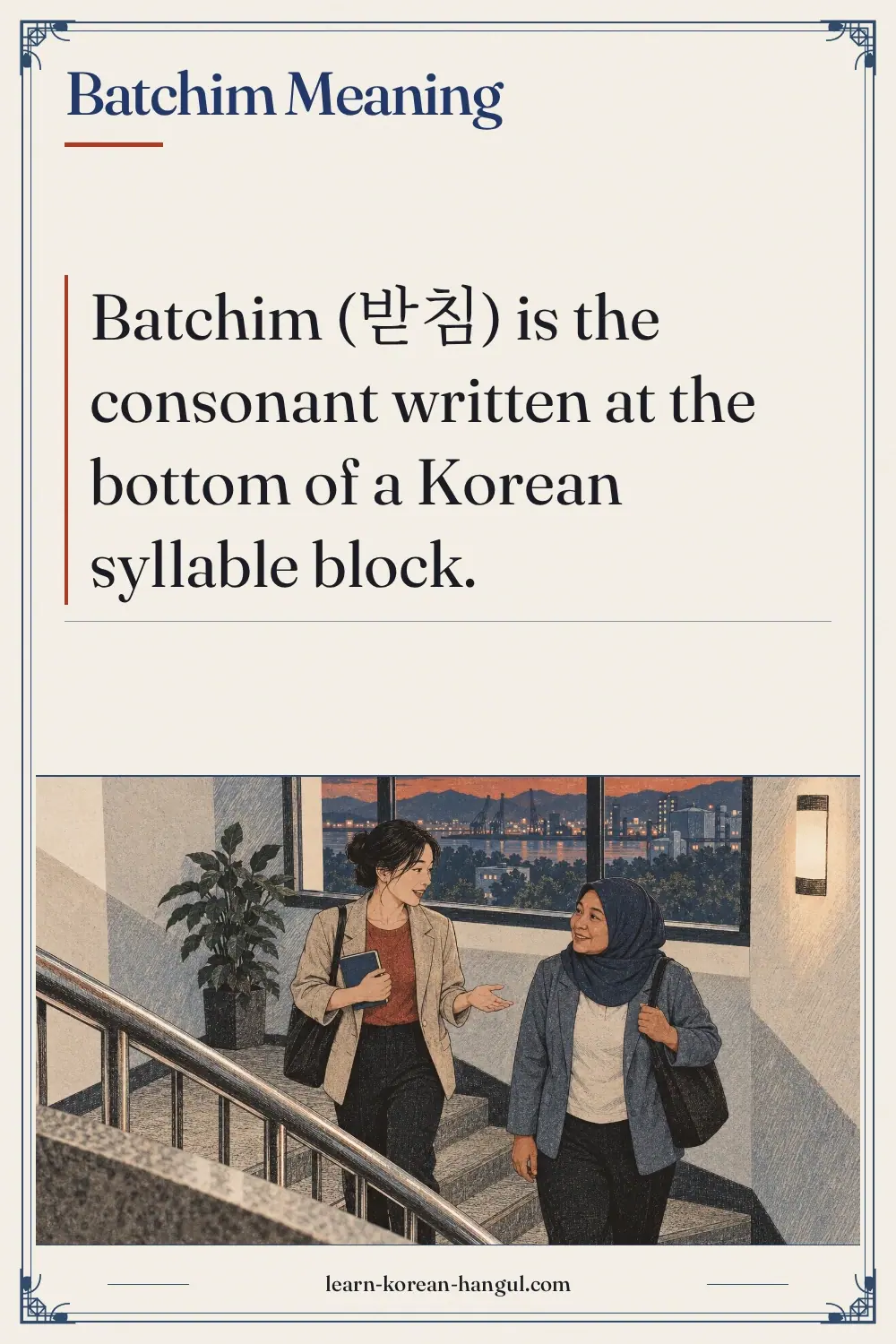 Batchim Meaning