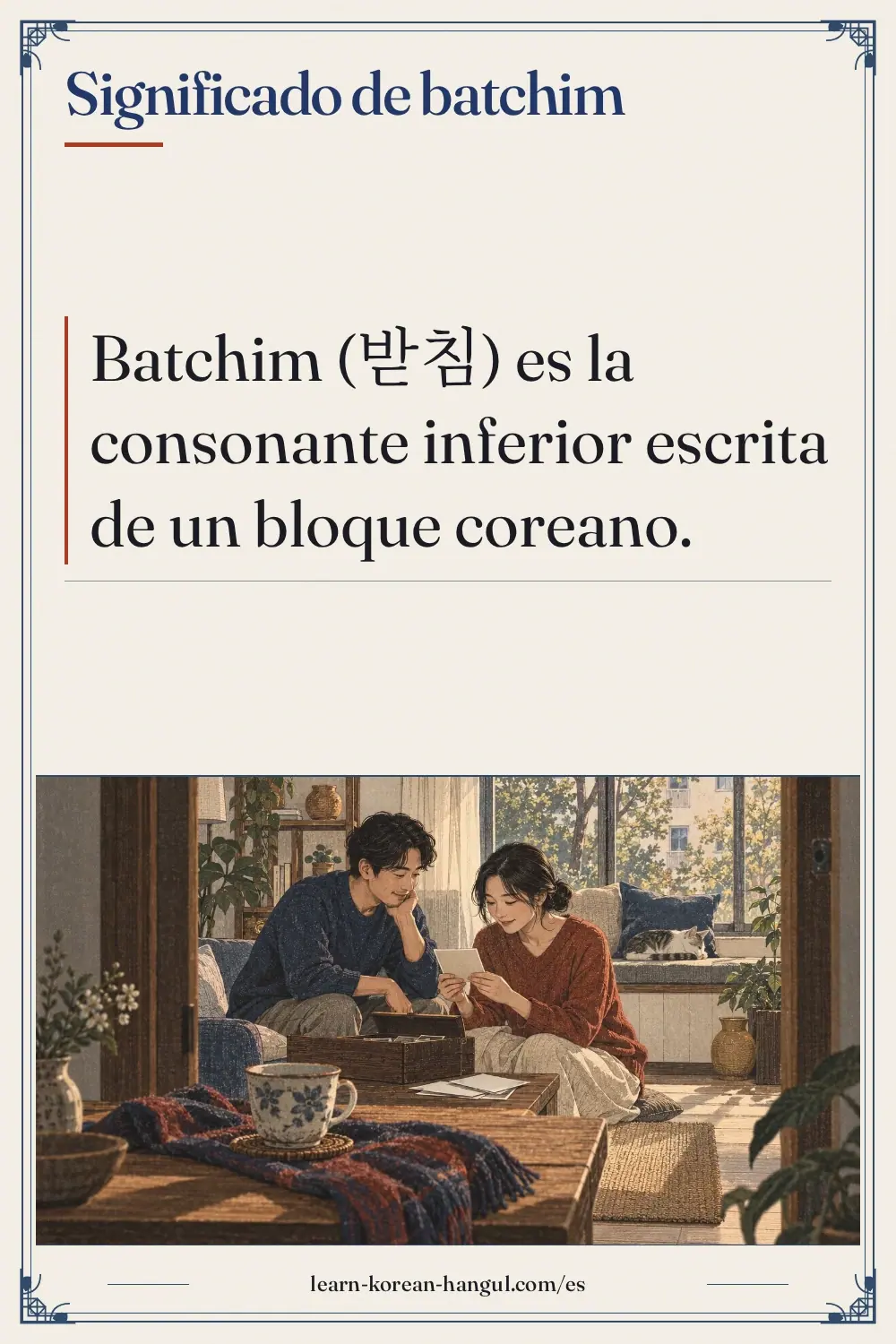 Significado de batchim