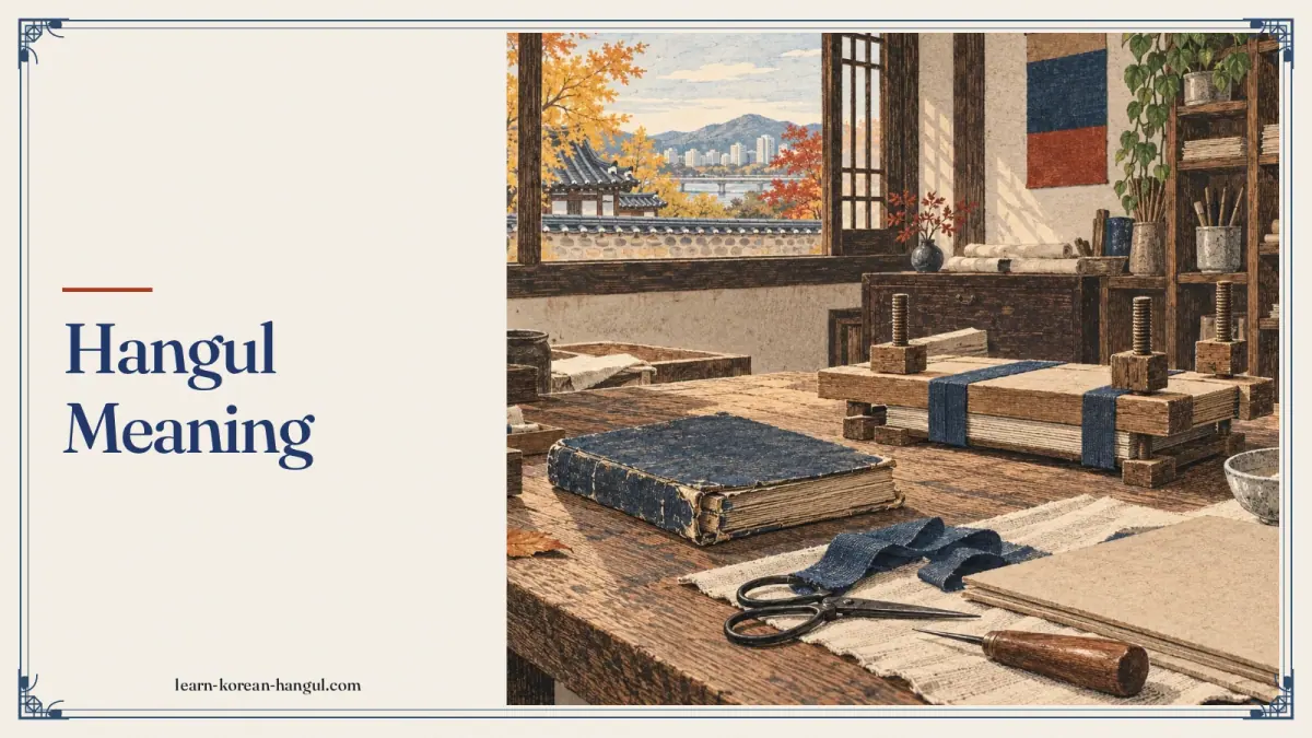 Hangul Meaning