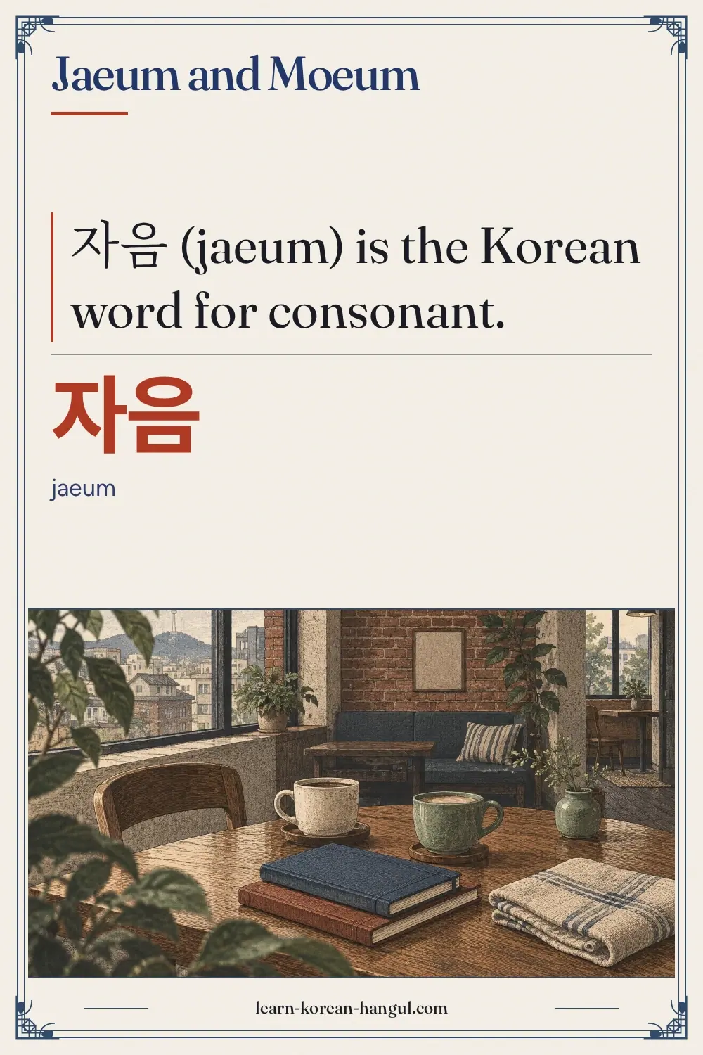 자음 · jaeum · Jaeum and Moeum