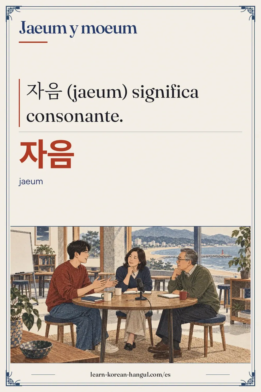 자음 · jaeum · Jaeum y moeum