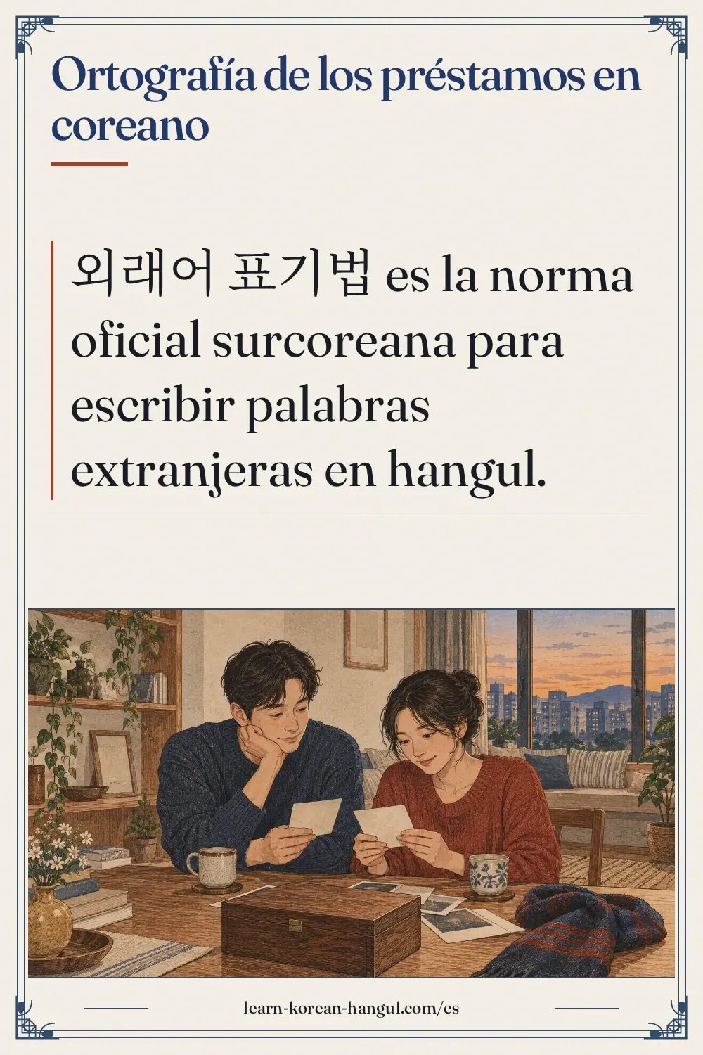 Ortografía de los préstamos en coreano