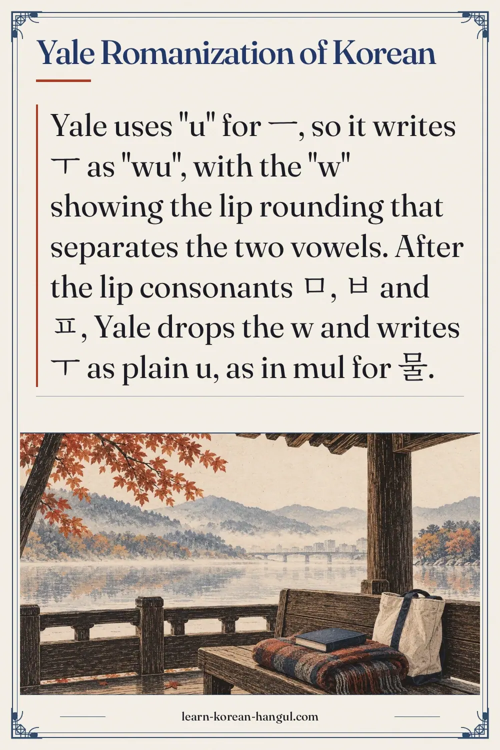 Yale Romanization of Korean