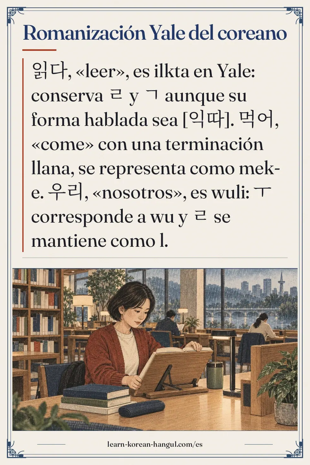 Romanización Yale del coreano