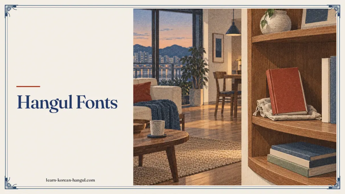 Hangul Fonts