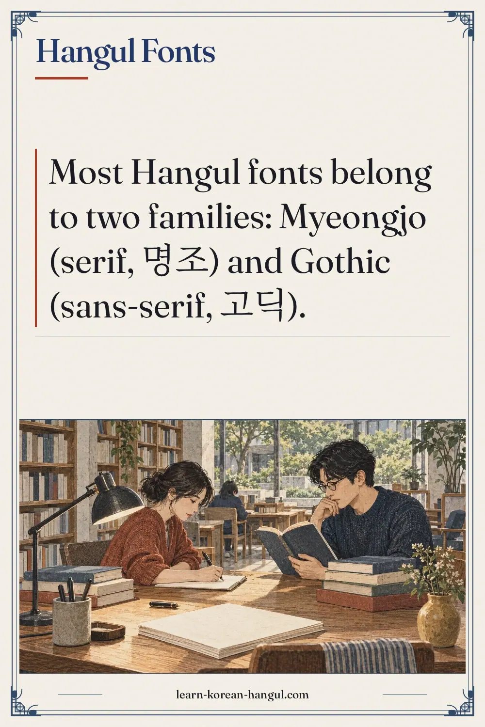 Hangul Fonts