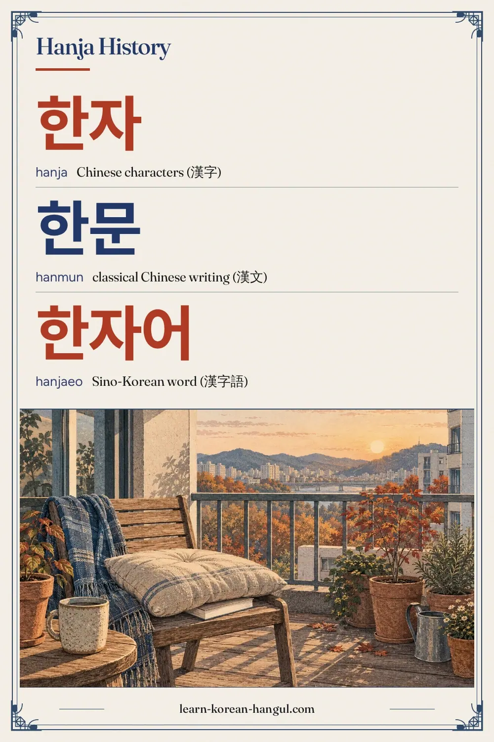 한자 · hanja · Chinese characters (漢字) · Hanja History