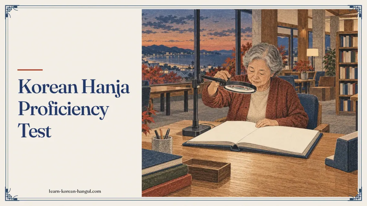 Korean Hanja Proficiency Test