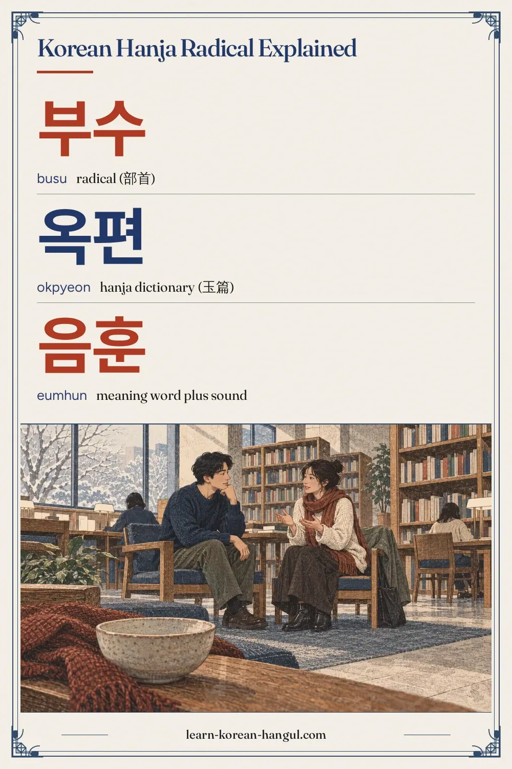 부수 · busu · radical (部首) · Korean Hanja Radical Explained
