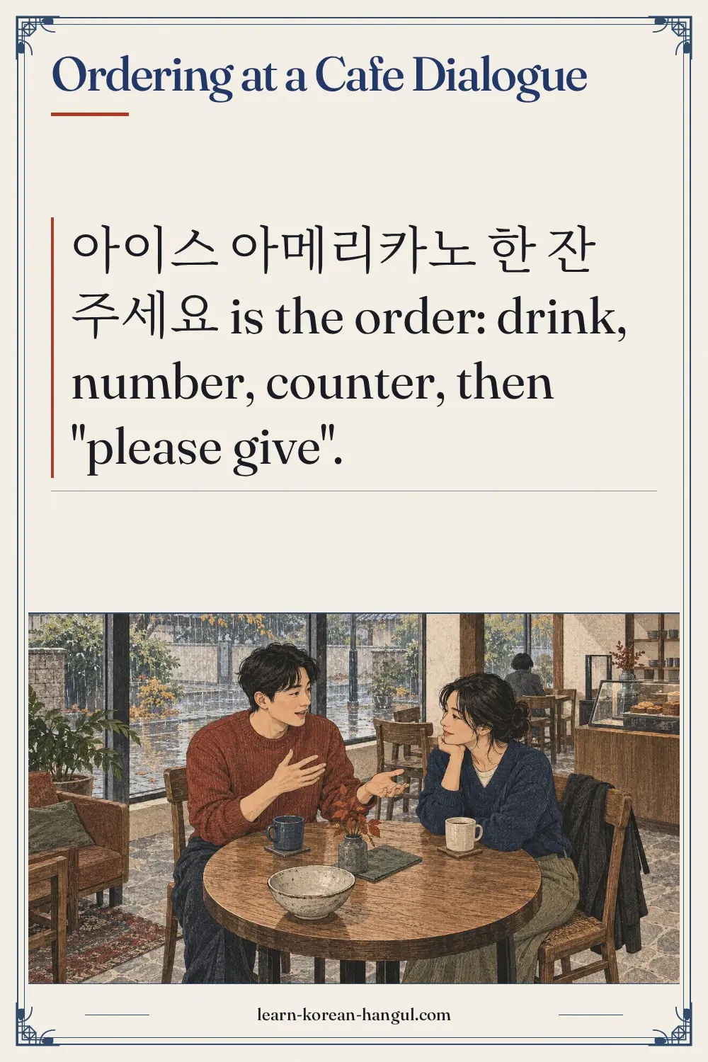 Ordering at a Cafe Dialogue