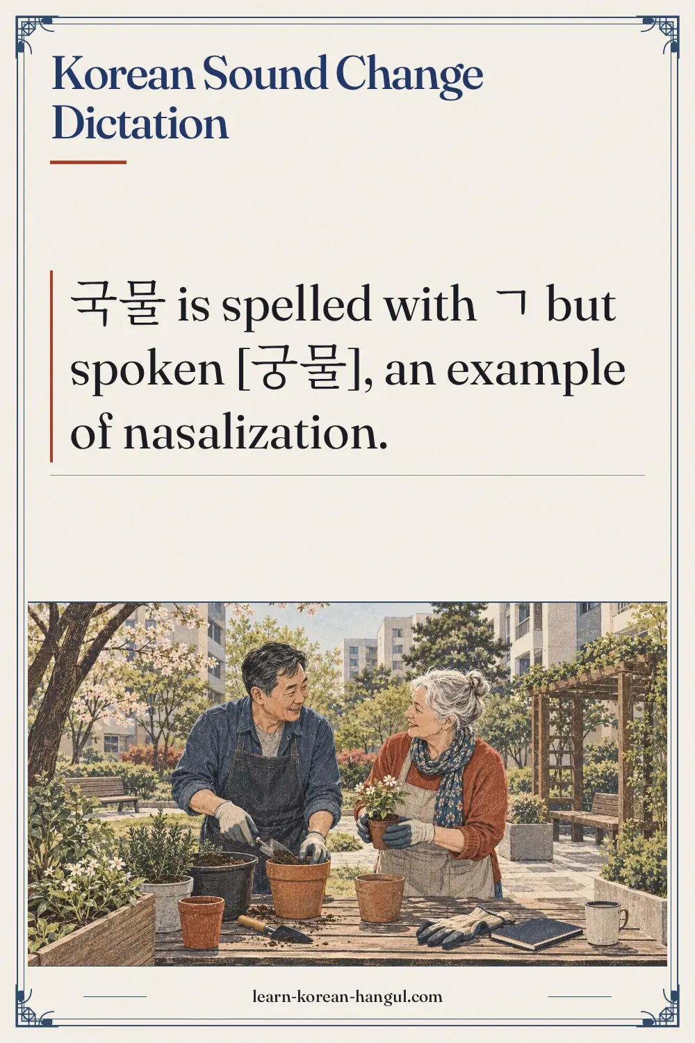 Korean Sound Change Dictation