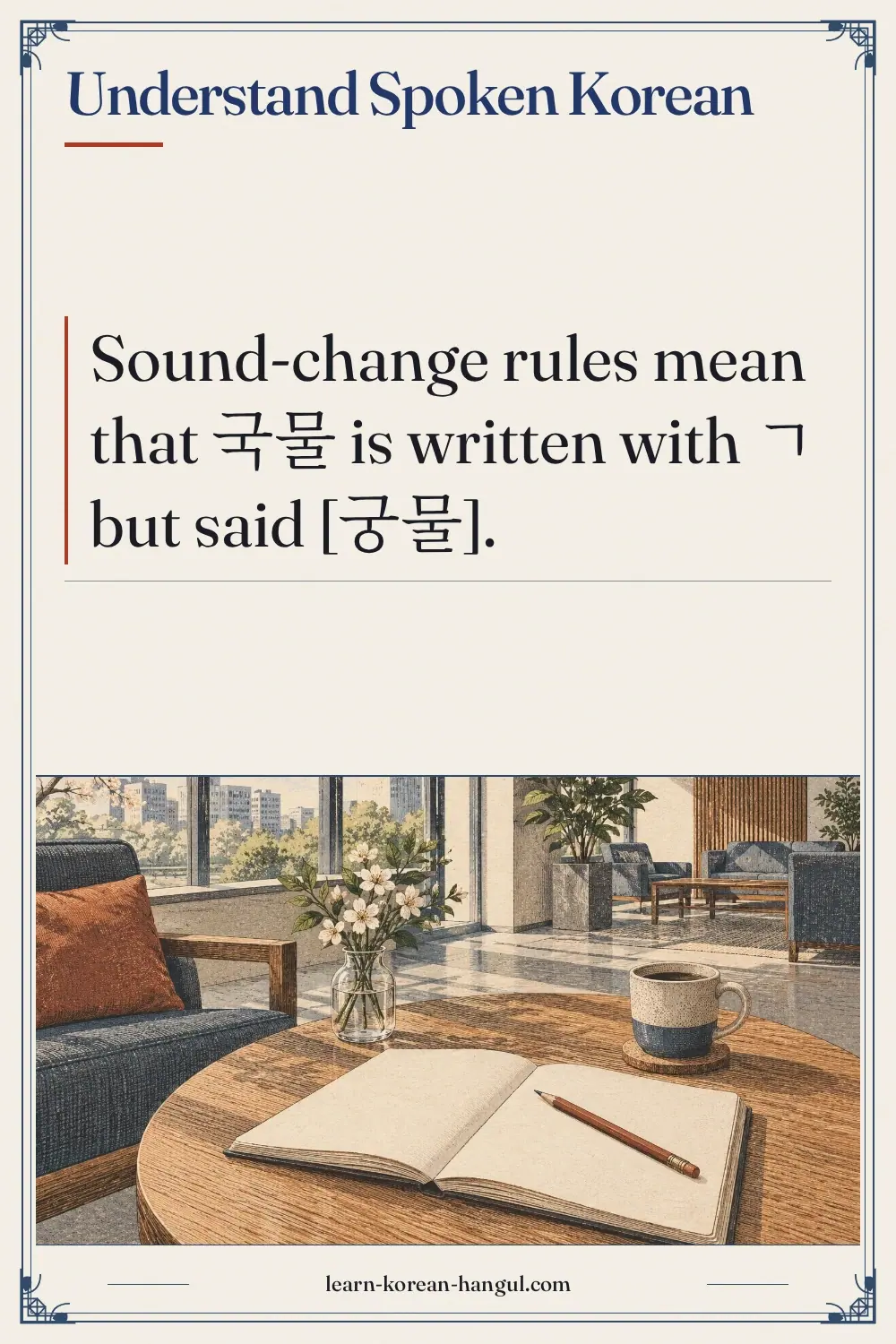 Understand Spoken Korean