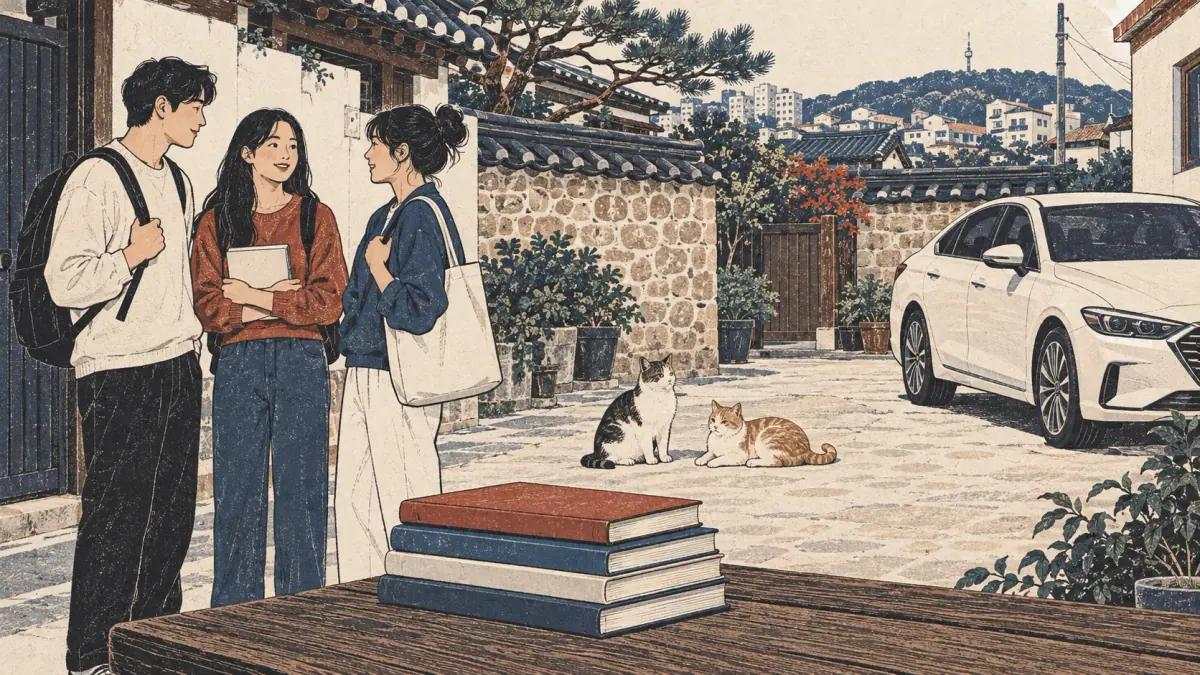 Three students, two cats, four books and one car show distinct counting categories.
