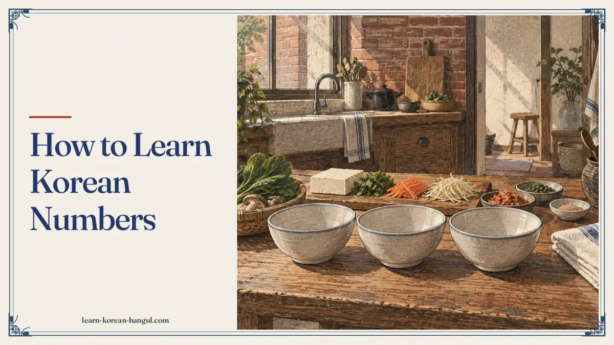 How to Learn Korean Numbers
