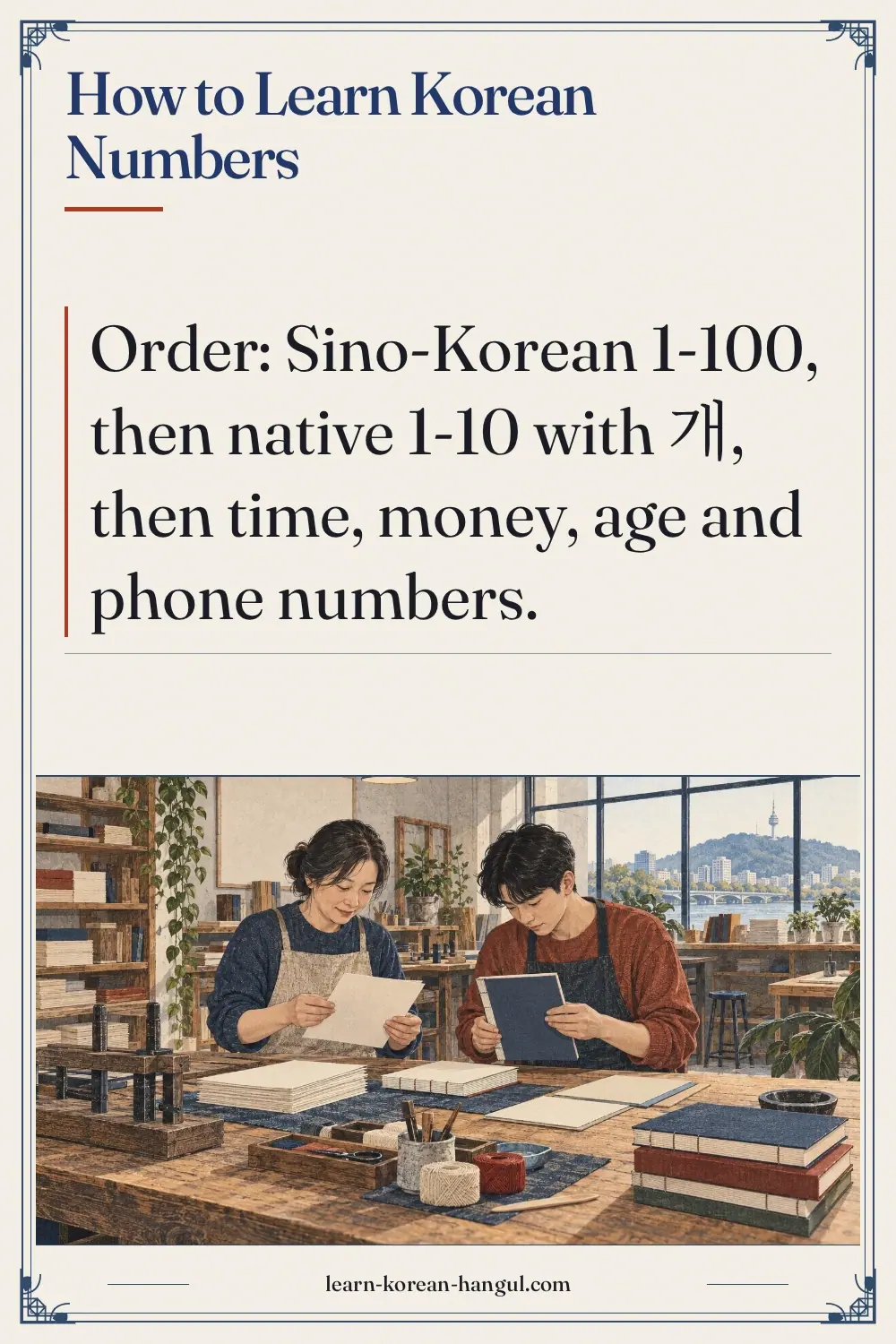 How to Learn Korean Numbers
