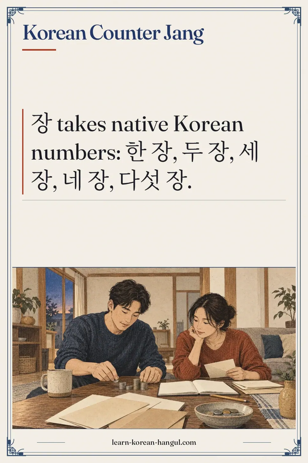 Korean Counter Jang