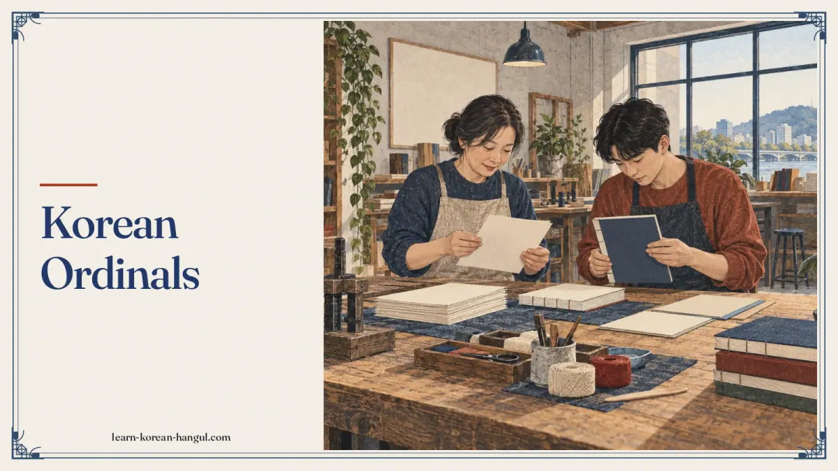 Korean Ordinals