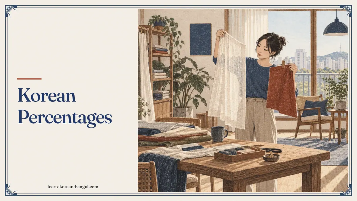 Korean Percentages