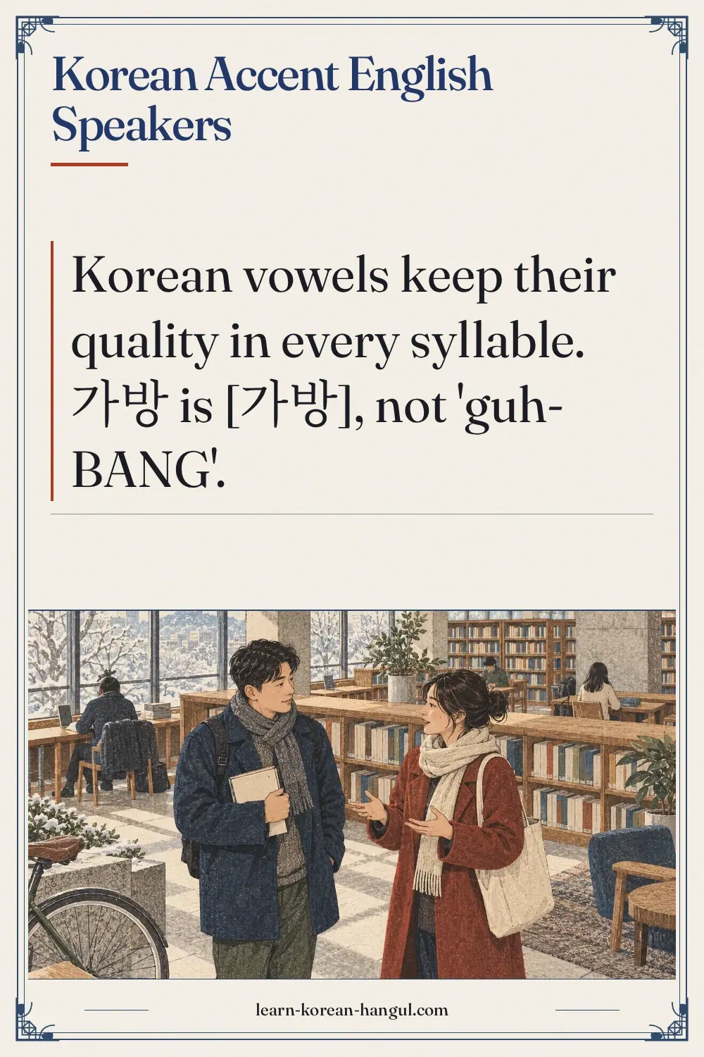 Korean Accent English Speakers