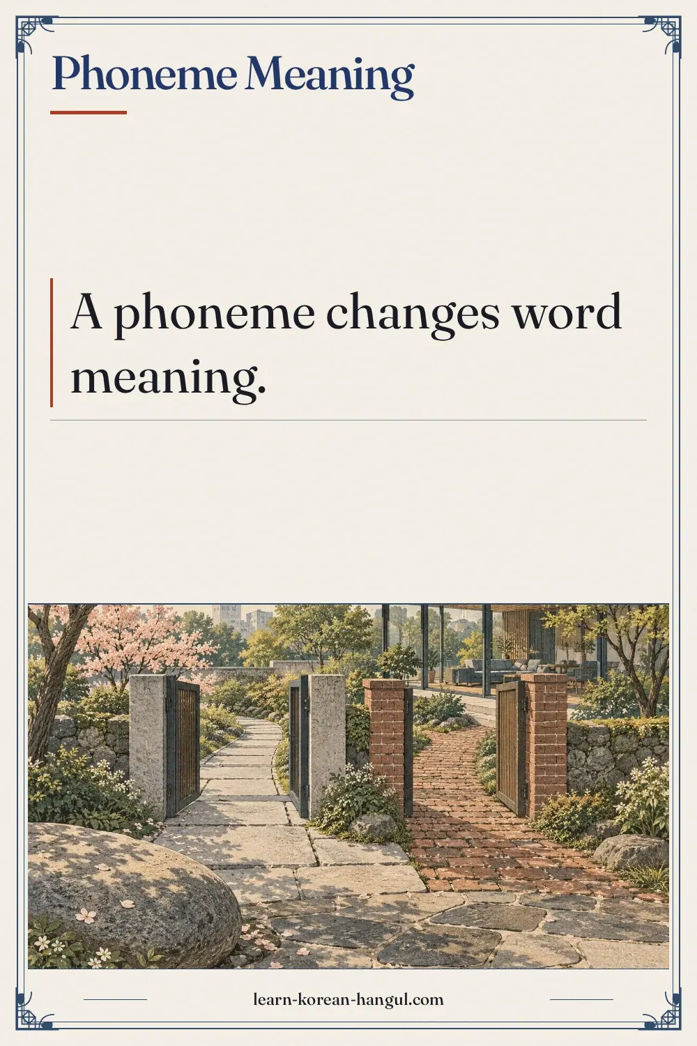 Phoneme Meaning