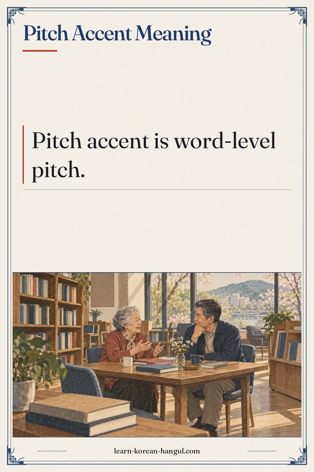 Pitch Accent Meaning