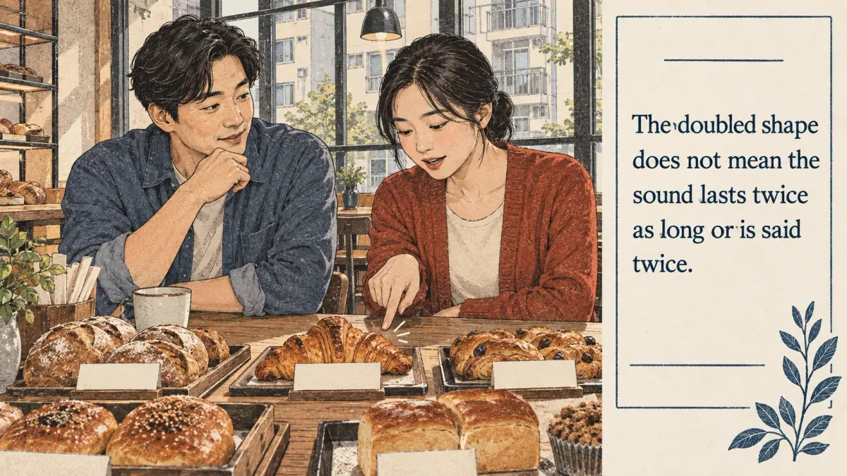 Adults practise Korean pronunciation with a tutor in contemporary Seoul.