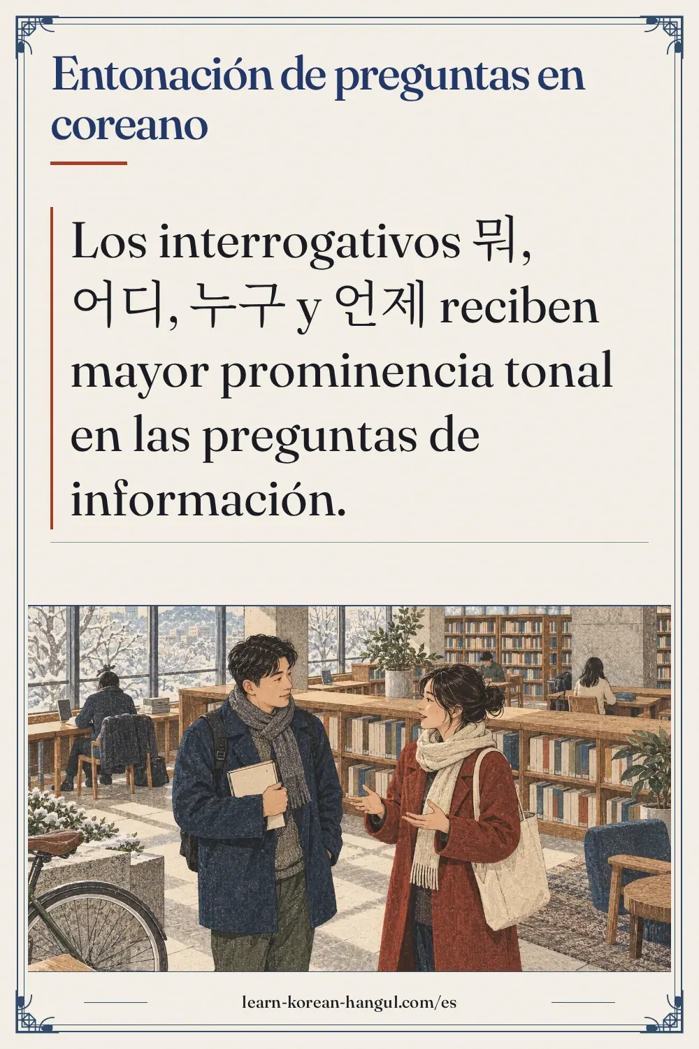 Entonación de preguntas en coreano
