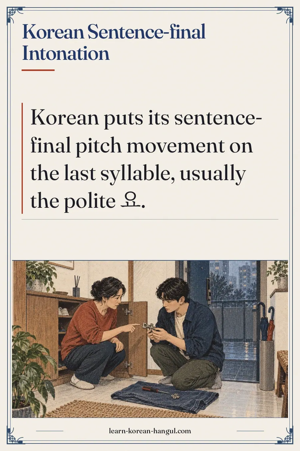 Korean Sentence-final Intonation