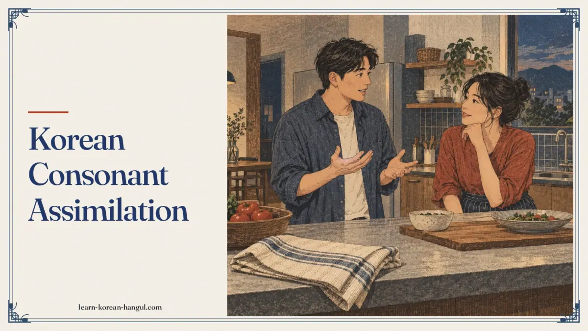 Korean Consonant Assimilation