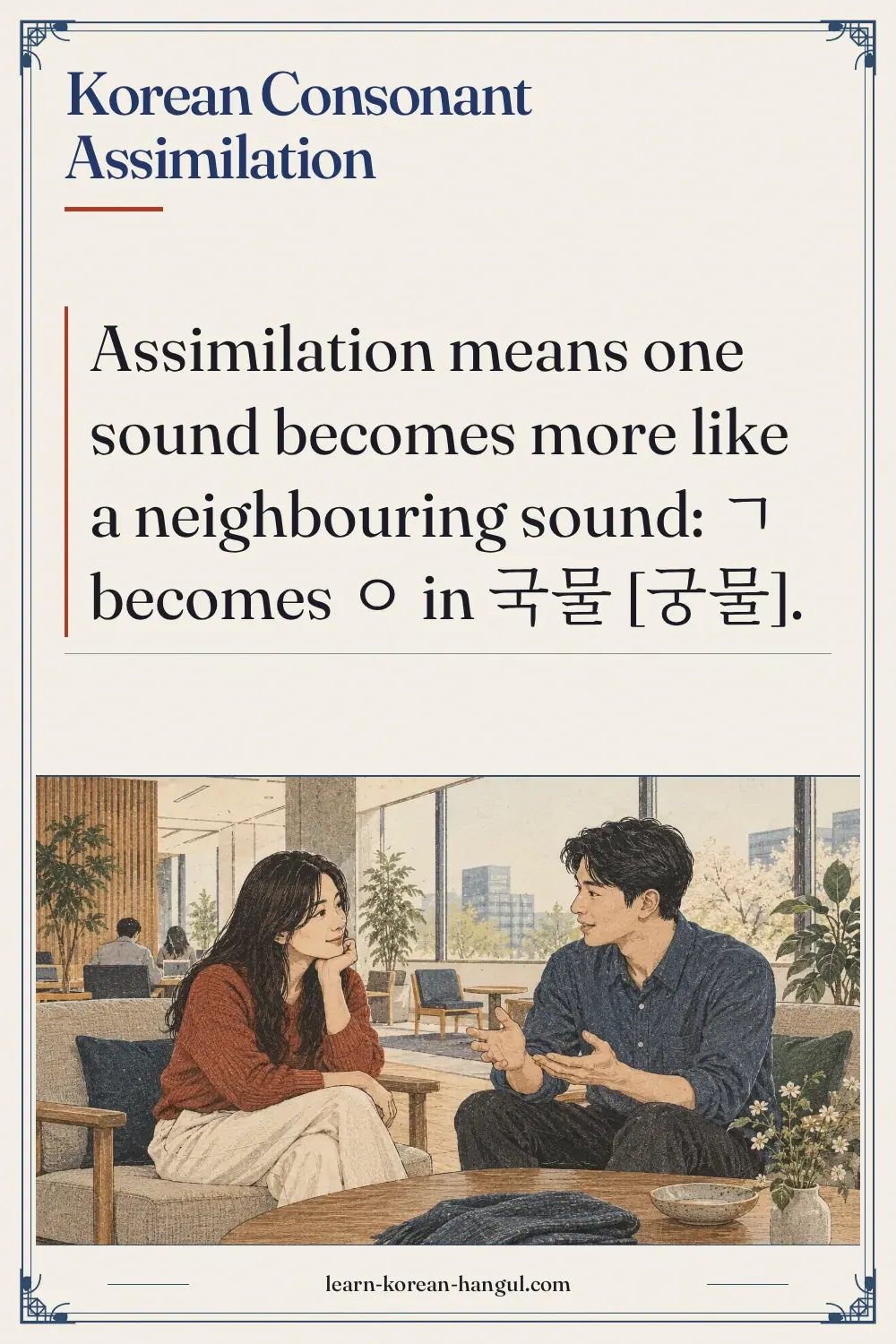 Korean Consonant Assimilation