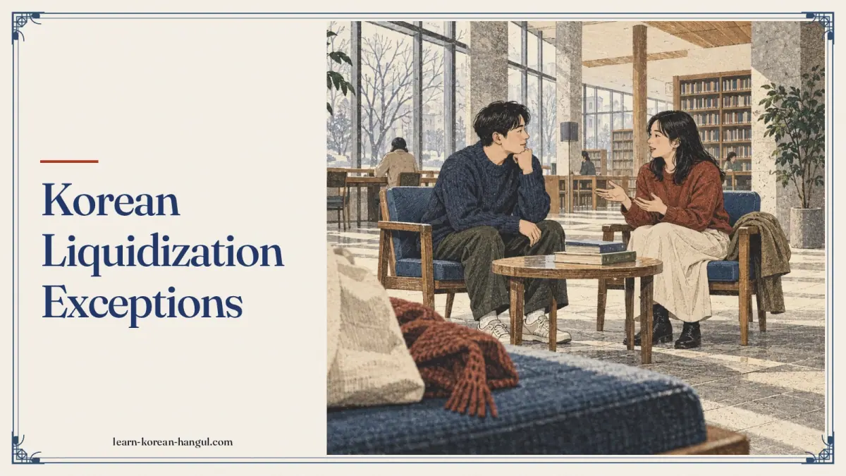 Korean Liquidization Exceptions