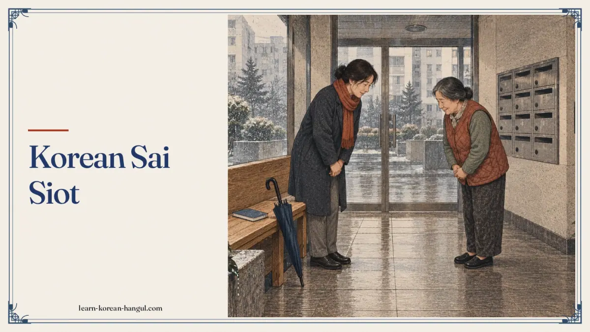 Korean Sai Siot
