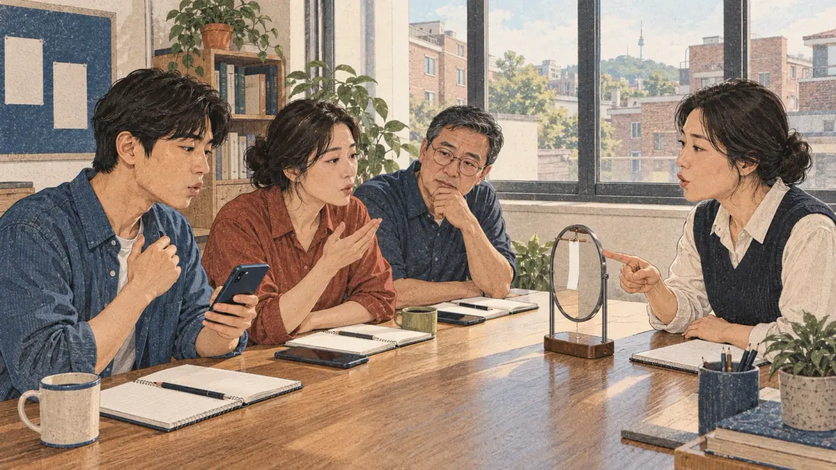 Illustrated Korean pronunciation practice