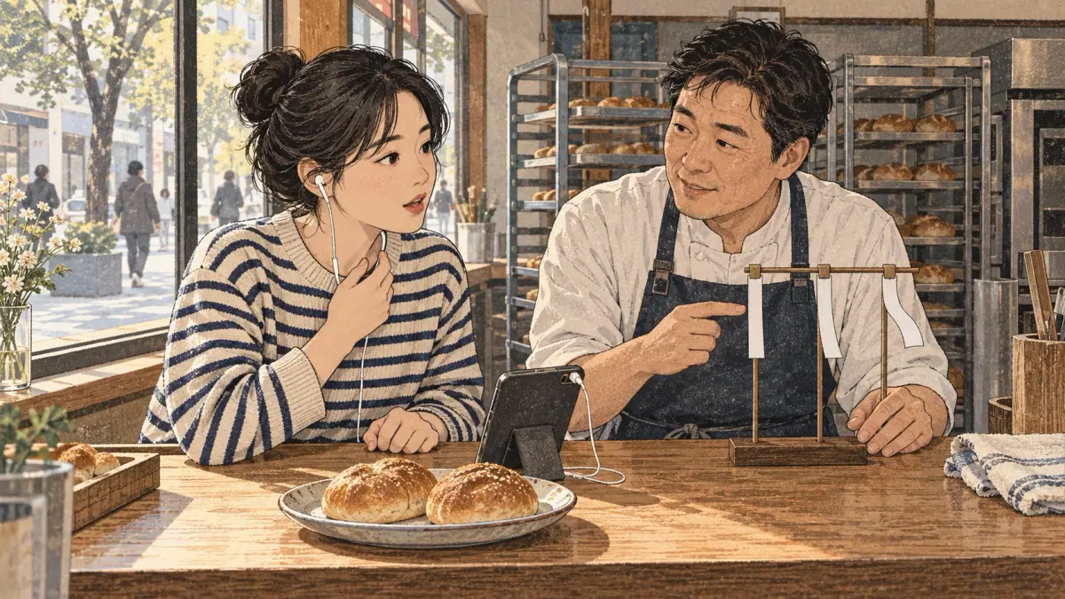 Illustrated Korean pronunciation practice
