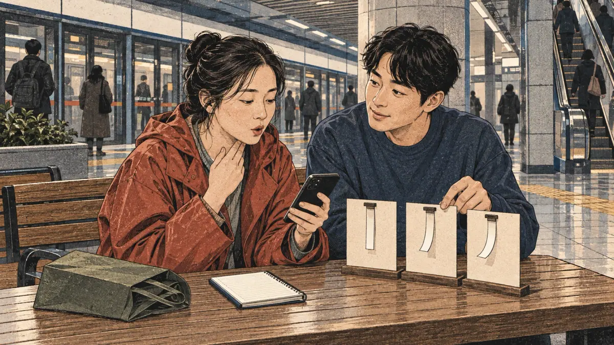 Illustrated Korean pronunciation practice