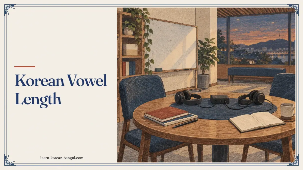 Korean Vowel Length