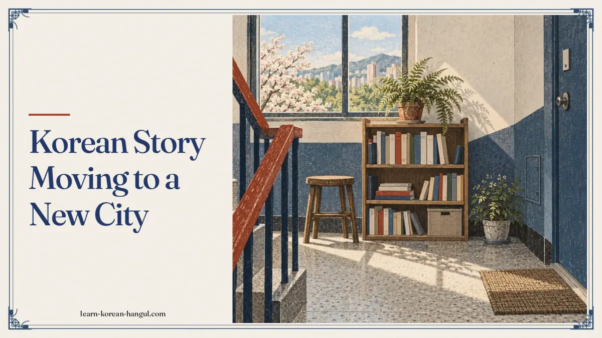 Korean Story Moving to a New City