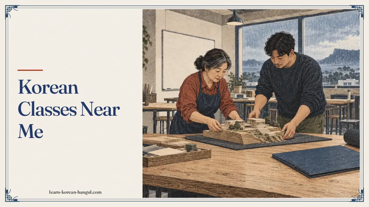 Korean Classes Near Me