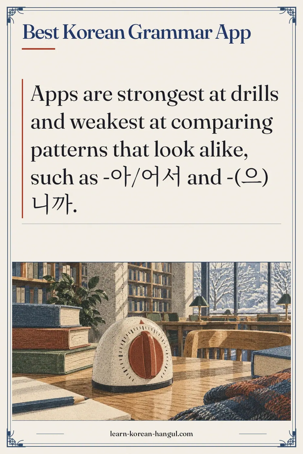 Best Korean Grammar App