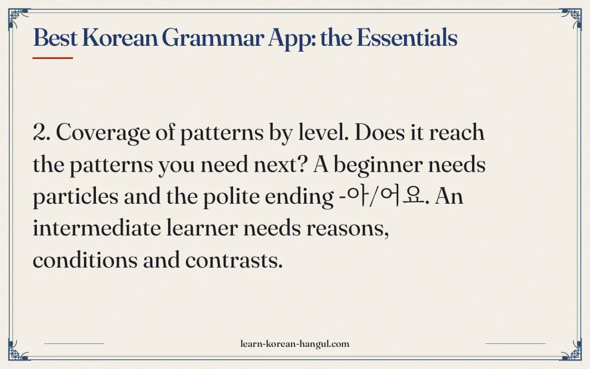 Best Korean grammar app: the essentials