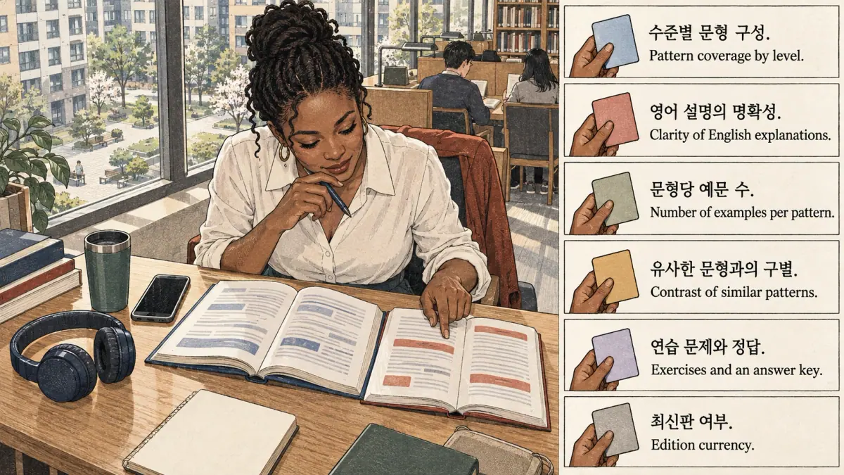 Korean study illustration.