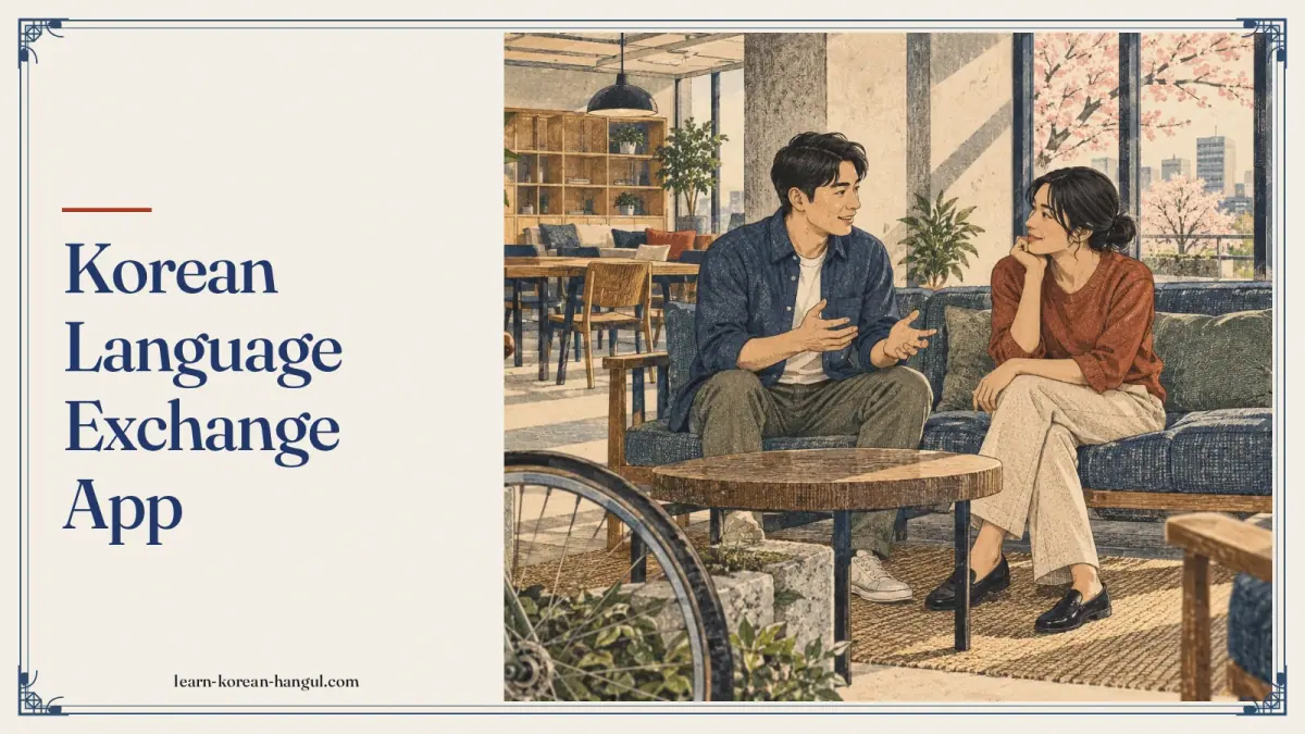 Korean Language Exchange App