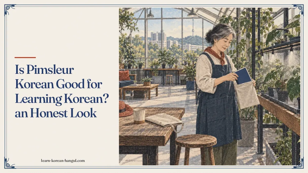 Is Pimsleur Korean Good for Learning Korean? An Honest Look
