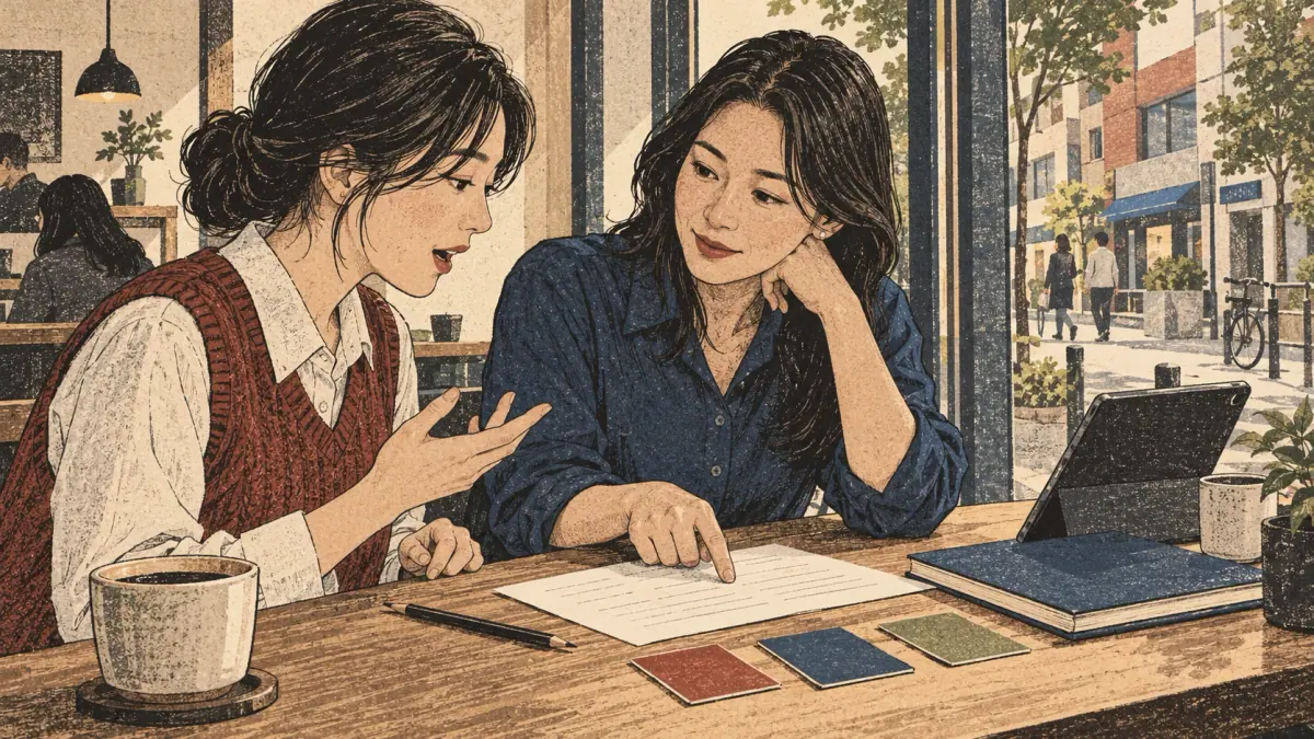 Learner practises korean tutor online: the essentials.